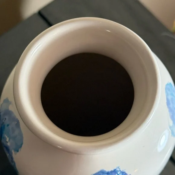 Tiffany & Co Tiffany Blossom Vase England Blue Floral 2003 - Picture 3 of 4